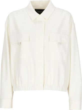Fabiana Filippi Viscose Blend Jacket - Dames - Zomerjassen - Wit - S - Jassen