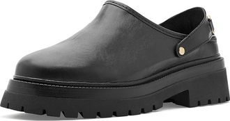 Steve Madden Erba Womens Shoes Black Leather : 6.5 M, Suede