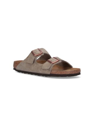 Birkenstock Unisex Sandals Beige Leather