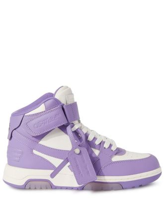 Off-white Out of Office mid-top sneakers - Paars
