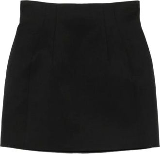 MUGLER Dames, Rokken, Zwart, Maat: S Wol