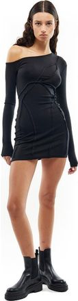 Mother of All Pepper Mini Dress Off Shoulder in Black at Nordstrom, Size X-Small