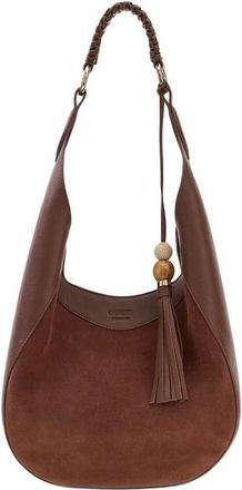 Guess Tassen, Dames, Bruin, ONE Size, Leer, Nina Hobo
