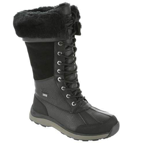UGG Bottes hautes Adirondack pour femme, noir/noir, EU dès