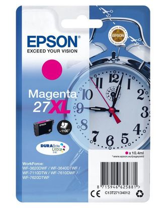 Epson &divide; Tinta Original Epson T2713 Xl Magenta C13t27134022 10.4ml - Con Alarma
