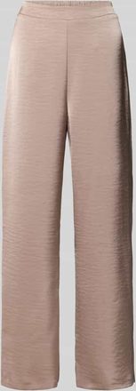 Little Mistress Hose aus Satin mit elastischem Bund in Taupe, Gr&ouml;&szlig;e XL