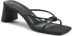 Open Edit Jamie Block Heel Sandal in Black at Nordstrom Rack, Size 7.5