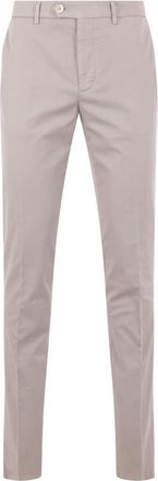Brunello Cucinelli White Slim Chino Pants