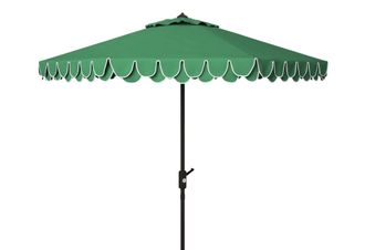 Safavieh Sombrilla de metal, verde