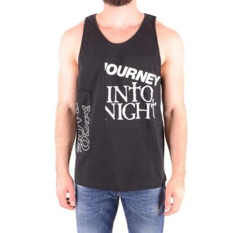 Alexander McQueen Alexander McQueen, Sleeveless Tops, male, Black, Size: XS Sporty Sleeveless Shirt