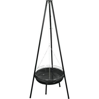 OEM 4u-onlinehandel 4u De Comercio En L&iacute;nea Parrilla Con Fuego Ba&ntilde;era Altura Regulable &Oslash;50 Cm Tr&iacute;pode Carb&oacute;n Vegetal Barbacoa Jard&iacute;n Grilll Barbacoa