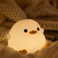 OEM L&aacute;mpara De Noche Con Forma De Pato Dodo, L&aacute;mpara De Pato Adorable, Luz Nocturna De Silicona Regulable, L&aacute;mpara De Mesita De Noche Led Recargable Con T