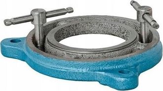 Bison 321282060200, Base De Tornillo De Banco Giratoria Tipo 1822, Azul