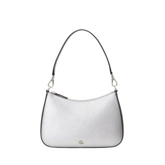 Ralph Lauren Danni schoudertas - Dames - Tassen - Grijs - Maat: ONE Size Zijde