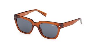 Guess GU8265 44V Mens Sunglasses Orange Size 53