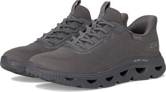 Skechers Womens Glide Step Arc Waves-Hands Free Slip-ins Sneaker, Charcoal, 6.5 UK