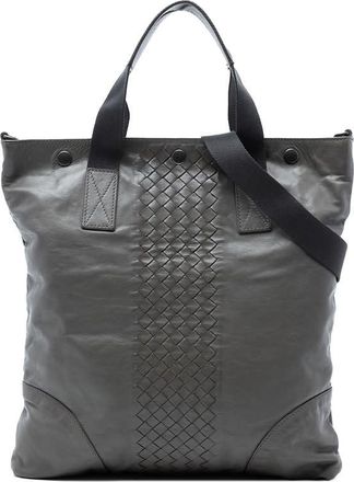 Bottega Veneta Pre-owned Bottega Veneta Intrecciato Trimmed Nappa Convertible Tote Ladies QGLBAP1URUW9BJZ7