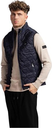 Quotrell Jassen, Heren, Blauw, S, Polyester, Dijon Bodywarmer