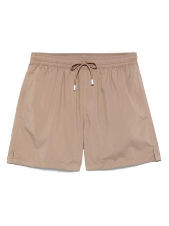 Fedeli Madeira swim shorts - men - Polyester - M - Brown