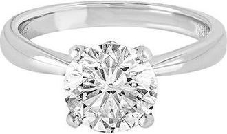 Bespoke Round Brilliant Cut Diamond Platinum Set Ring - Size 53
