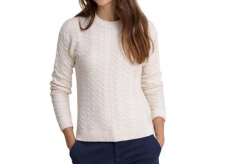 Southern Tide Saige Sweater In Sand White