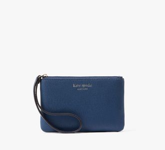 Kate Spade New York Womens Gwp Zip Top Pouch in Blue | Pvc