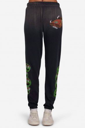 Lauren Moshi Tanzy Sesame Street Sweat Pant In Grey