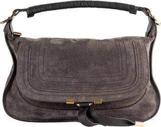 Chlo&eacute; Handbags, female, Brown, Size: ONE SIZE Marcie Hobo Bag