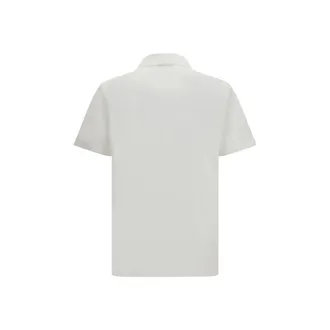 Ferragamo Cotton Piqu&eacute; Polo Shirt - White