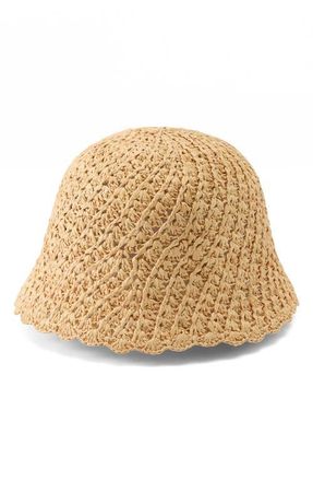 Helen Kaminski Rio Raffia Cloche in Natural at Nordstrom