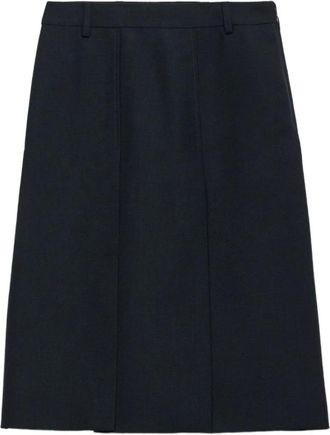 Prada Prada Rokken - Dames - Rokken - Blauw - Maat: S Zijde