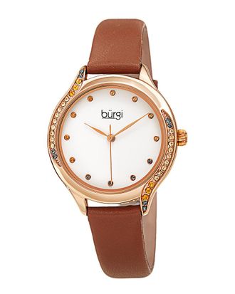 Bürgi Burgi Womens Genuine Leather Watch
