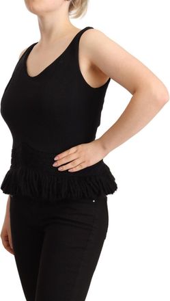 Ermanno Scervino Cotton Sleevelesss Tank Casual Womens Top