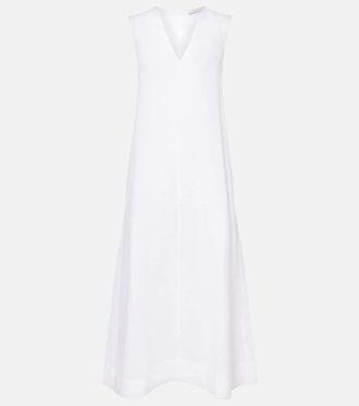 Asceno Nisha linen midi dress