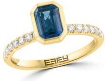 Effy London Blue Topaz & Diamond Ring at Nordstrom Rack, Size 7