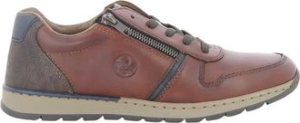 Rieker Stijlvolle Cognac Sneakers - Heren - Sneakers - Bruin - 45 EU - Schoenen