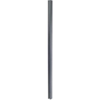 Hhg [nunca Usado] Poste Aluminio Sarthe Valla Wpc, Poste Columna, Sistema Plug-in 1.86m, Gris