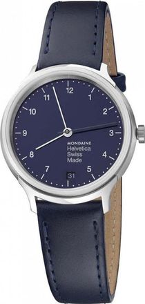 Mondaine Womens MH1-R1240-LD Helvetica Regular Watch - Silver - One Size