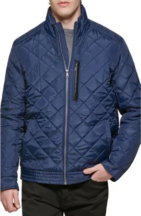 Cole Haan Signature Quilted Jacket in Navy at Nordstrom, Size Xx-Large