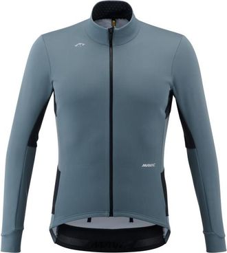 Mavic Aksium Thermo Jacket Velojacke f&uuml;r Herren | grau/blau