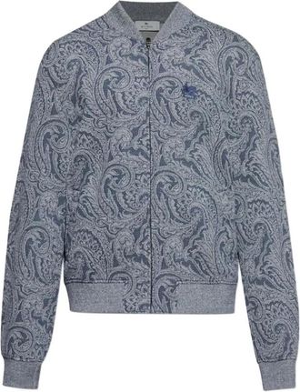 Etro Paisley Print Bomberjack - Heren - Bomber jackets - Grijs - XL - Jassen
