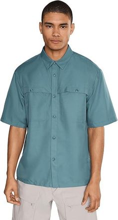 Mountain Hardwear Sun Drifttm Cooling Short Sleeve Shirt Mens Clothing Adriatic Blue : 2XL, Polyester