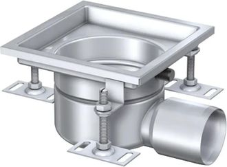 Aco Aco Sumidero Compacto Variant Cr Dn70/1,5 Grados/1,6l/s/ V2a/marco 200x200, 9575.00.10