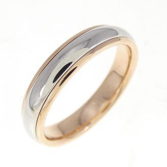 Tiffany & Co. Pink Gold (18K) Platinum Band Ring (Pre-Owned)