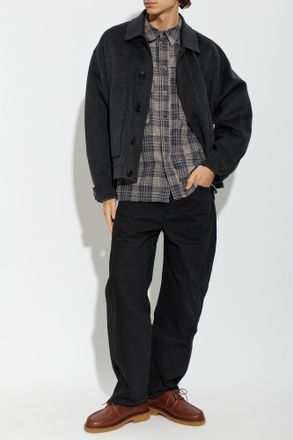 Isabel Marant Vittorio Shirt, Mens, Navy Blue