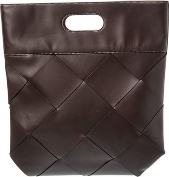Bottega Veneta Maxi Intrecciato Leather Tote