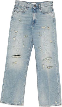 Haikure Womens Winny Wide-Leg blue Jeans