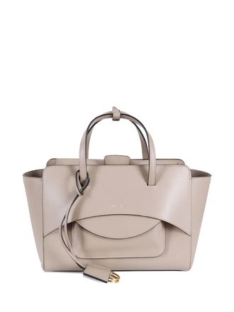 Hidesins medium Flap tote bag - Neutrals