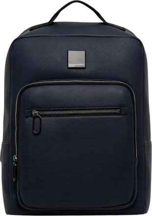 Karl Lagerfeld Jeans Rugzak - Heren - Tassen - Blauw - Maat: ONE Size Leer