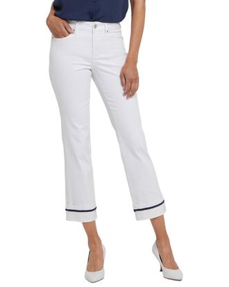 NYDJ Marilyn Optic White Ankle Crop Jean